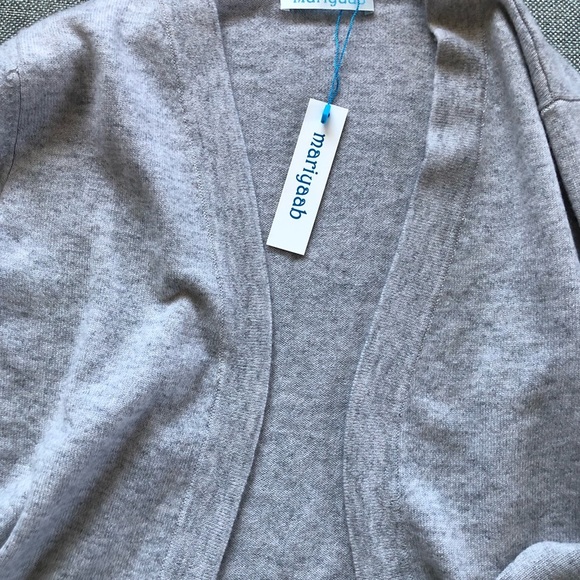 Mariyaab Women's 100% Fine Cashmere Soft Long Sleeve Cardigan Sweater Size S - Picture 5 of 13